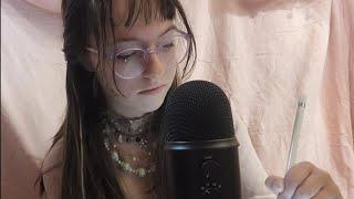 Some new ASMR triggers🩷 | inaudible, glasses tapping, etc.