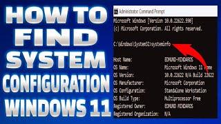 How To Find System Configuration on Windows 11 PC Details | Check Computer Configuration