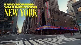 New York Manhattan Morning Walking Tour 4K