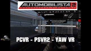 AUTOMOBILISTA 2 - PCVR - PSVR 2 - YAW VR