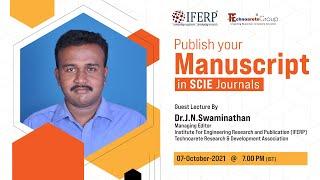 Guest Lecture 11 | Publish Your Manuscript in SCIE Journals | Journal Publication