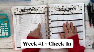 Track Expenses with me ~ Week #1 ~ Weekly Check-In - #januarybudget #budget2025 #debtconfession2025