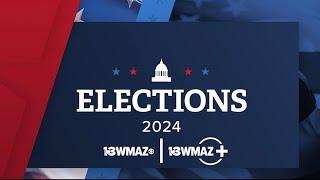 Live election coverage on 13WMAZ+, available on Roku, Apple TV, Fire TV