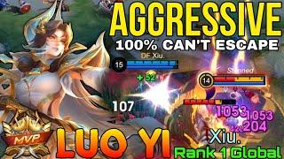 Aggressive Luo Yi NonStop Ganking - Top 1 Global Luo Yi by Xiu. - Mobile Legends