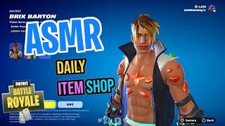 ASMR Fortnite Brix Barton Skin Is Back! Daily Item Shop  Relaxing Whispering 