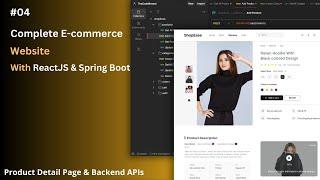 E-commerce Website with ReactJS + Spring Boot - Product Detail Page & REST APIs - Part 04