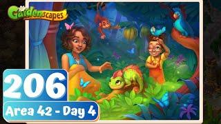 Gardenscapes - Part 206 - Area 42 - Day 4 - Gameplay