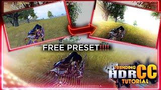 NEW HDR ALIGHT MOTION CC FOR PUBG MONTAGE || ALIGHT MOTION PRESET | FREE PRESET with Flicker #SRaJ