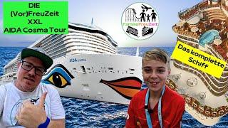 Die AIDA Cosma (Vor)FreuZeit XXL Schiffstour | FamilieFreuZeit | Kreuzfahrt