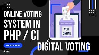 advanced online voting system project in php/codeigniter with source code !! digital voting stystem