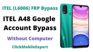 iTEL A48 FRP Bypass - iTEL L6006 FRP Bypass Without PC