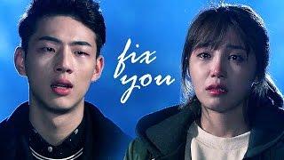 ha joon & yeon doo || "so you won't be hurt" [cheer up!]