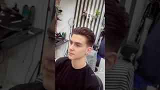  Slick back with undercut  #barber #hair #haircut @Maluma_Official