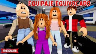 EQUIPAJE EQUIVOCADO | Brookhaven rp | Mini Pelicula - Historia de Roblox