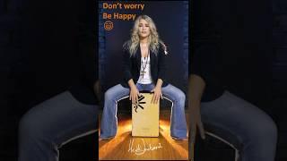  Don’t Worry, Be Happy! #heidijoubert #cajon #singer #songwriter #cajonbox #cajonqueen