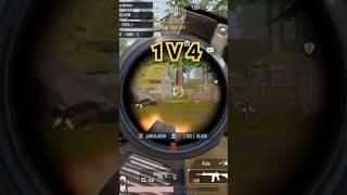 1 V 4 Clutch #youtubeshorts #pubgmobile #pubgshorts #bgmi #pubg #mobilegame #gaming #entertainment