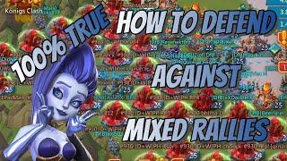 Lords Mobile - TUTORIAL: How to Defend against Mixed Rallies! - No Clickbait