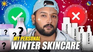 Real Winter Skin Care Routine for Every Men  (ONLY 4 STEPS) | Basic Skincare Tips 2024 | ONE CHANCE