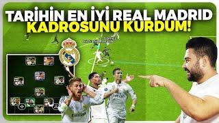 TARİHİN EN İYİ REAL MADRID KADROSUNU KURDUM! YOK BÖYLE TAKIM!eFootball Mobile 2024