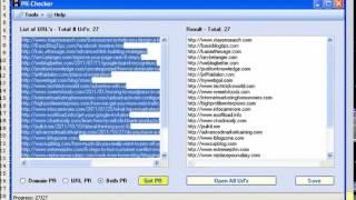 Google PageRank Checker & Url Scraper