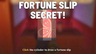 New Inazuma Fortune Slip Secret | Genshin Impact Secrets/Easter Eggs