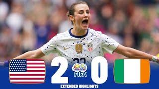 USA vs Ireland | Highlights | Women's International Friendly 08-04-2023