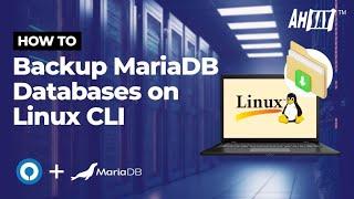 How to backup MariaDB databases on Linux CLI?