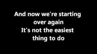 Janice Javier - Starting Over Again with Lyrics