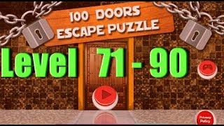 100 doors escape puzzle  Level 71 - 90 - 100 дверей побег головоломки