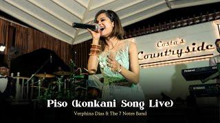 Piso (Konkani song) by Verphina Dias ft @the7notesband489 | Bride's sister Epic Performance !