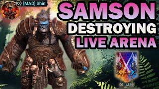 Samson Shocking My Enemies In Live Arena  I Raid: Shadow Legends