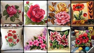 Latest & Trendy Cross Stitch Cushion Cover Designs Ideas #2024 #charsutikerhai