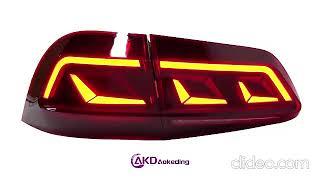 Оптика задняя, фонари VW Touareg 2 Full Led дымчатые