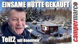 Room tour in our new Harz house | Hike through the deep snow | Snow landscape