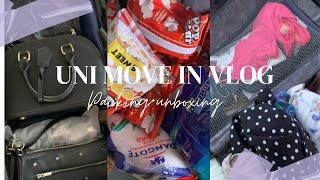 UNI DIARIES: University move in vlog + unboxing + packing || Nigerian YouTuber