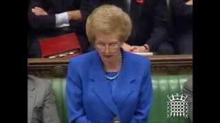 Margaret Thatcher: “No, No, No!” Speech  (1990)