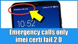 Emergency calls only imei certi fail 2 0. Root qilingan telefon Hard reset qilinganda antena muamosi