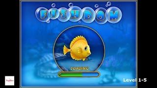 Fishdom gameplay ⭐ Level 1-5