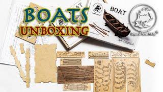 UNBOXING - BOAT - scale 1:48 (KIT made in Ukraine) - Ships of Pavel Nikitin