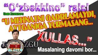 Masala jiddiy: "O'zbekkino" raisi bilan birga ishlagan Umid Zunnunov ham nega undan norizo bo'lgan?