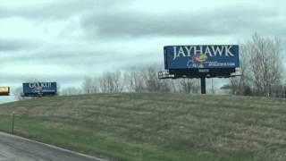 Rock Chalk Jayhawk Ku drive home