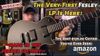 The NEW Fesley LP Guitar 'MADE IN THE FENDER FACTORY'  -  First Unboxing and Review 