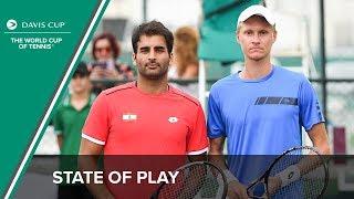 State of play Day 2: Lebanon 2-3 Uzbekistan | Davis Cup 2019