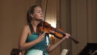 Polina Borisova (violin) English Hall of St. Petersburg Music House 2014-10-08