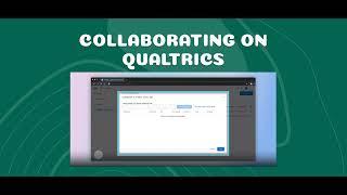 Collaborating on Qualtrics