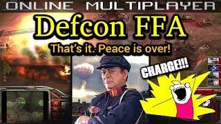 Defcon FFA - Nuke General - Pro Rules | C&C Generals Zero Hour | No Commentary