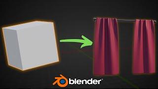 Create Curtains in Blender in 1 Minute