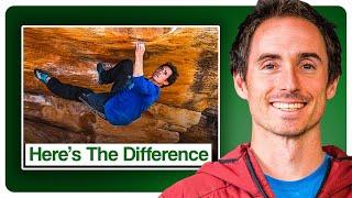 V5 vs V16: PRO Climber Compares His First Of Each Grade // Carlo Traversi