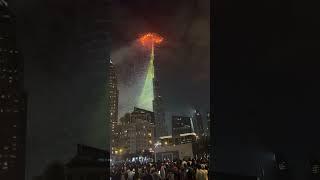 Fire works at Burj Khalifa on new year eve, by Fahad Amin