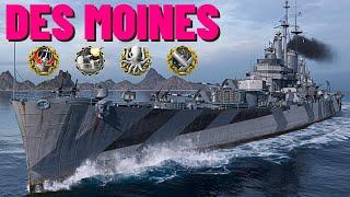 Des Moines: Single-Handedly Sinks Every Enemy Ship